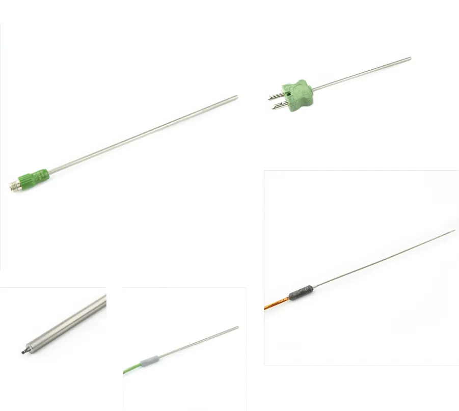 Thermoelement Typ K mit angespritztem Stecker oder angespritztem Kabelübergang
